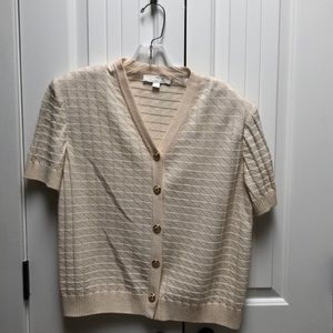 St John short sleeve cardigan